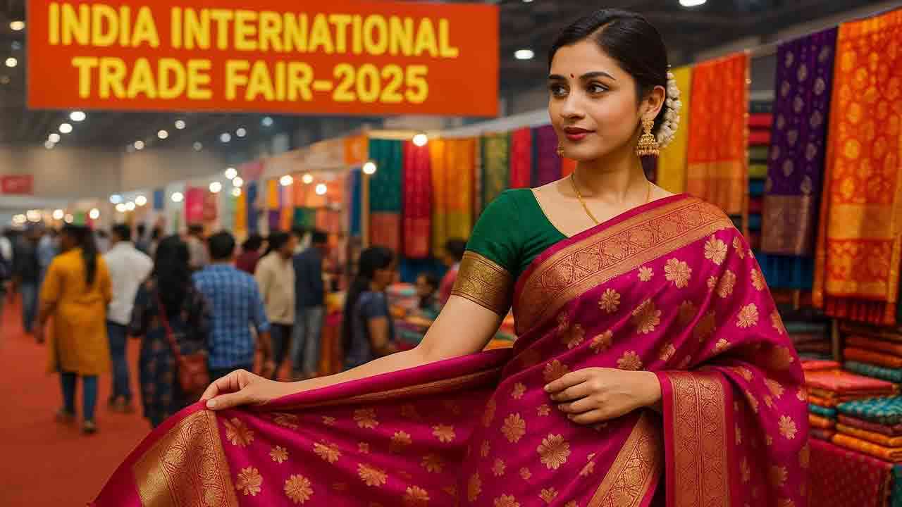 भारत अंतर्राष्ट्रीय व्यापार मेला-2025 में 'बनारसी सिल्क' ने बिखेरा अपना जलवा
