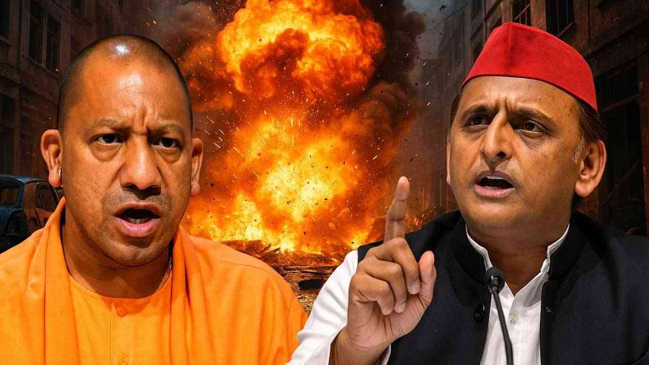 दिल्ली में विस्फोट के बाद एक सुर में बोले योगी आदित्यनाथ और अखिलेश यादव!