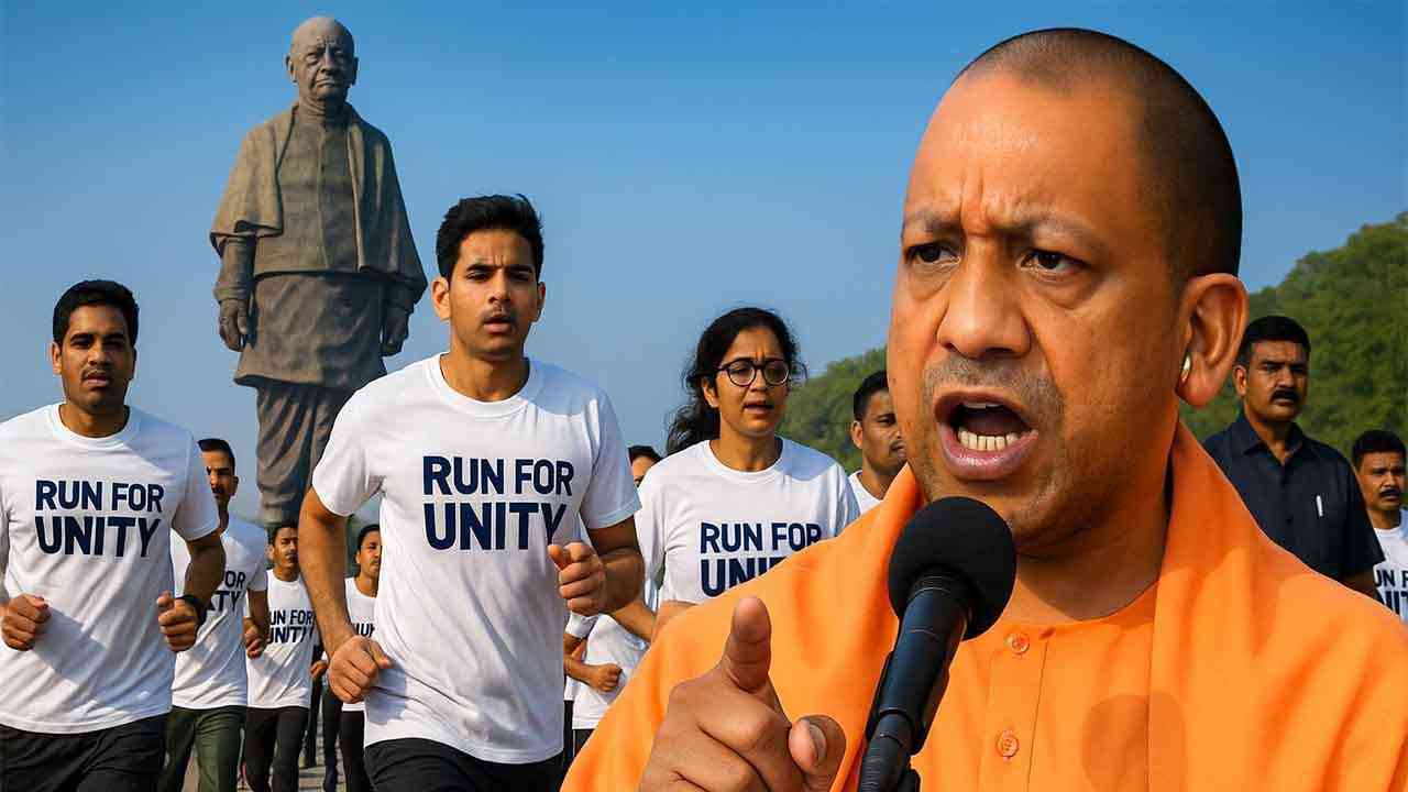 सरदार वल्लभभाई पटेल की 150वीं जयंती: ‘रन फॉर यूनिटी’ पर सीएम योगी ने ख़ूब कसे तंज़
