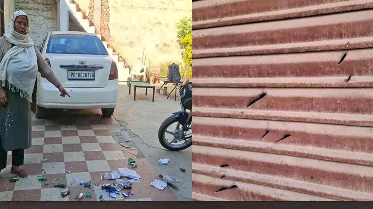 ਬਦਮਾਸ਼ਾਂ ਵੱਲੋਂ ਘਰ 'ਤੇ ਤੇਜ਼ਧਾਰ ਹਥਿਆਰਾਂ ਨਾਲ ਹਮਲਾ,ਰਾਤ ਭਰ ਚੱਲਿਆ ਹੰਗਾਮਾ