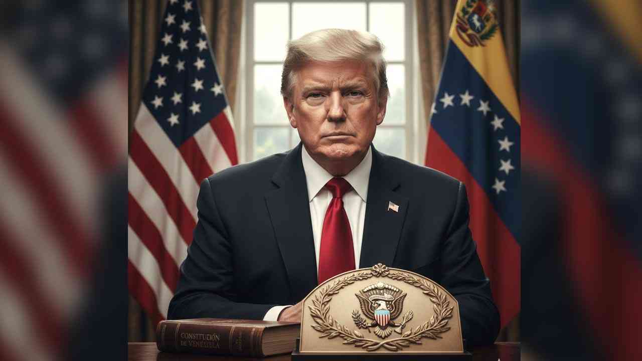 डोनाल्ड ट्रंप ने ख़ुद को घोषित किया वेनेज़ुएला का 'कार्यवाहक राष्ट्रपति', सोशल मीडिया पर मचा बवाल