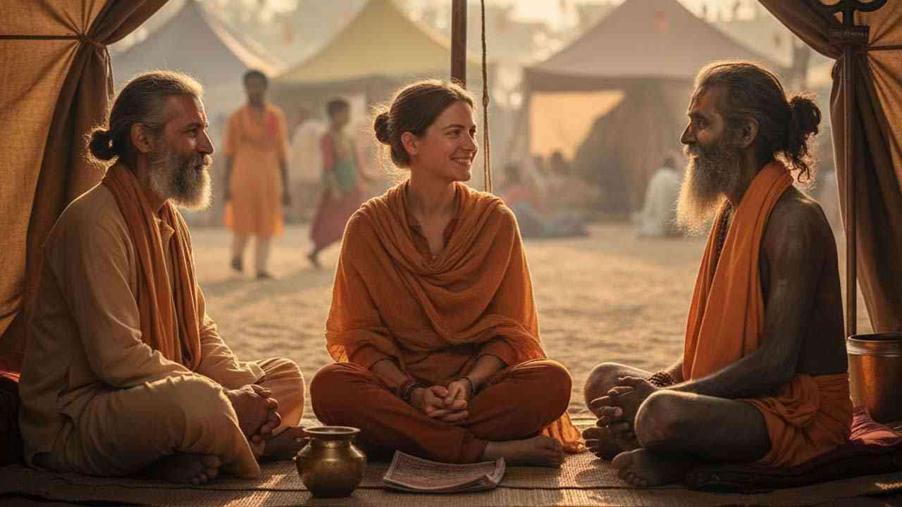 मिलानो से संगम तक: माघ मेला तक पहुंची एक विदेशी युवती की आध्यात्मिक खोज