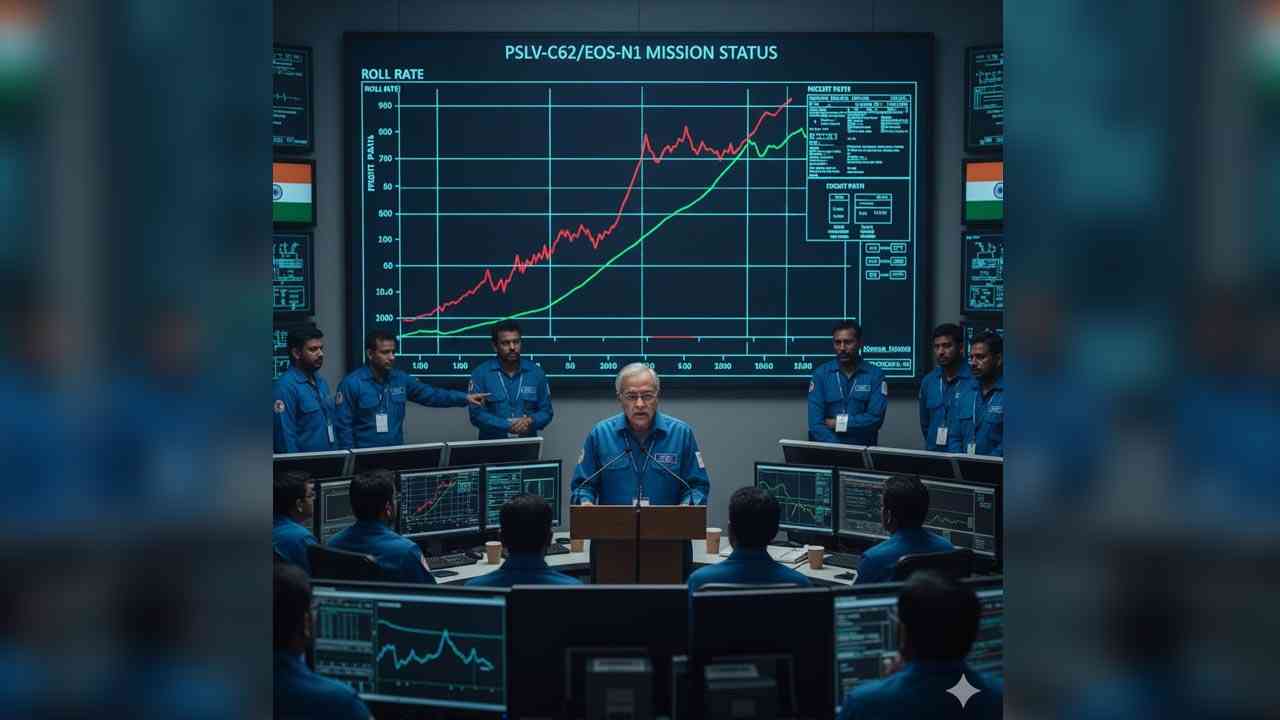 इसरो का PSLV-C62 मिशन: शानदार शुरुआत के बाद आख़िरी क्षणों में आई तकनीकी ख़राबी, जांच शुरू