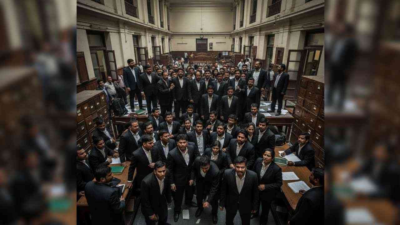 संभल: ASP अनुज चौधरी पर FIR का आदेश देने वाले जज का तबादला, वकीलों ने किया ज़ोरदार प्रदर्शन