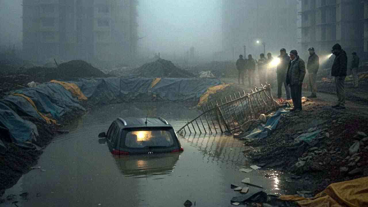 ग्रेटर नोएडा: लापरवाही की भेंट चढ़ा टेक एक्सपर्ट, 90 मिनट तक पानी के बीच ज़िंदगी की जंग