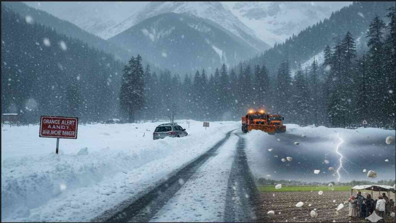 उत्तर भारत में 'क़ुदरत का क़हर': पहाड़ों पर बर्फ़बारी और मैदानों में बारिश का अलर्ट