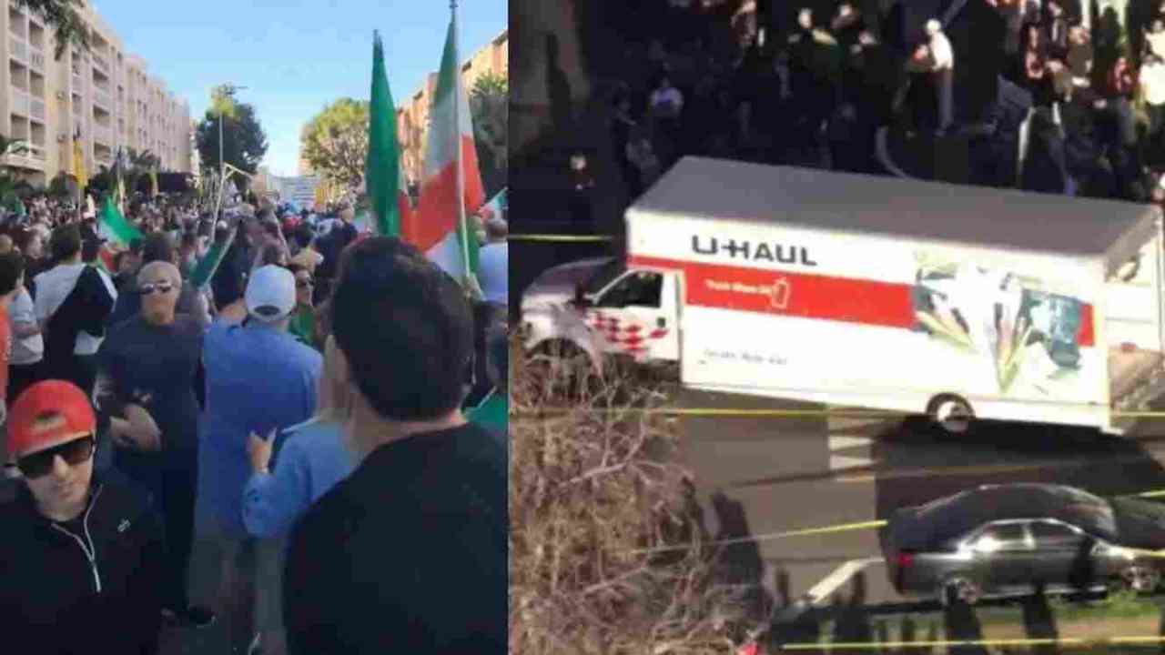 USA: ਈਰਾਨ ਵਿਰੋਧੀ ਰੈਲੀ 'ਚ ਵੜਿਆ ਟਰੱਕ, ਕਈ ਮੌਤਾਂ