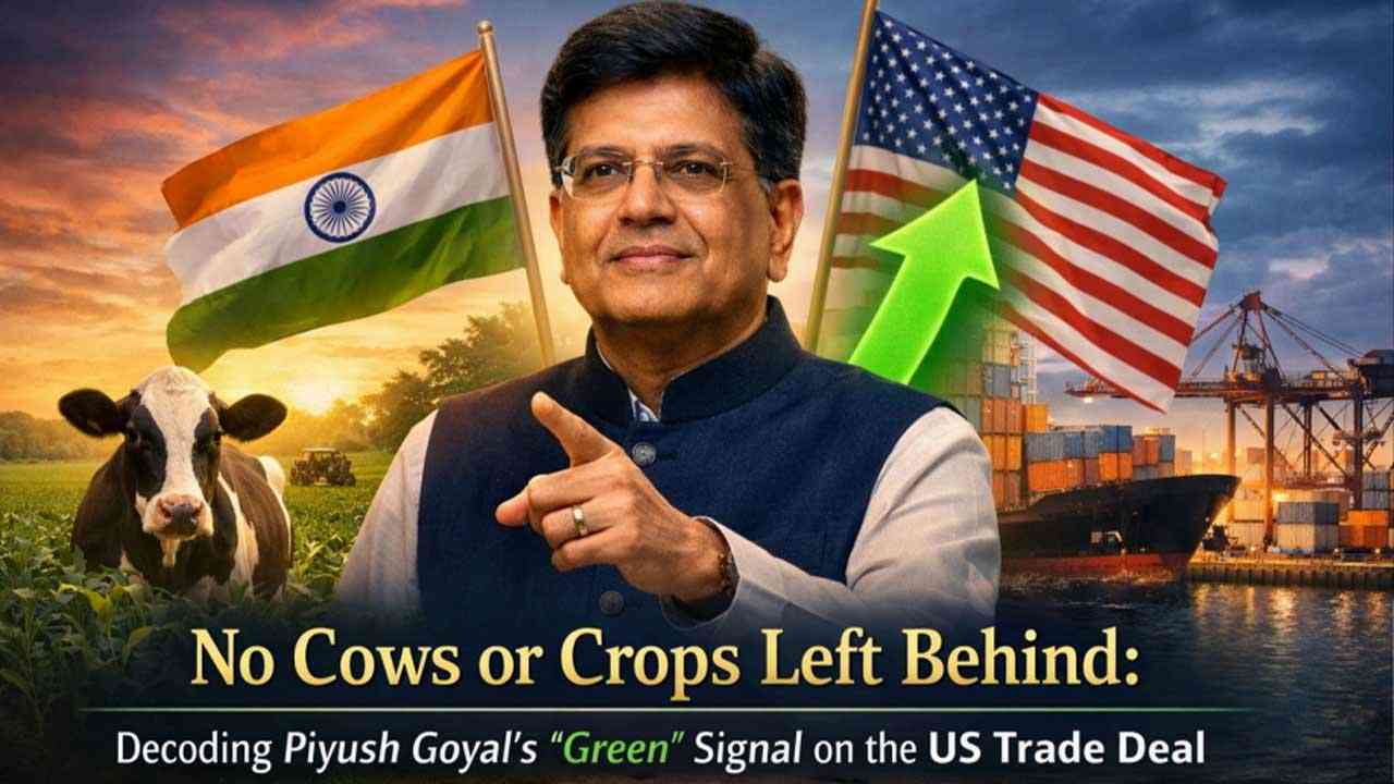 No Cows or Crops Left Behind: Decoding Piyush Goyal's 'Green' Signal on the US Trade Deal