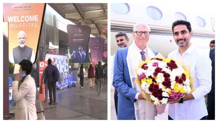 Bill Gates अमरावती पहुंचे, AI-इंडिया इम्पैक्ट समिट में लेंगे हिस्सा