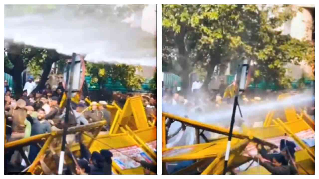 चंडीगढ़: PM मोदी के खिलाफ यूथ कांग्रेस का प्रदर्शन, पुलिस ने किया लाठीचार्ज और वाटर कैनन का इस्तेमाल