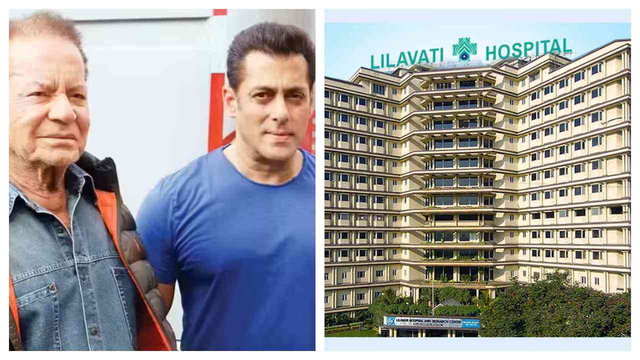 मशहूर पटकथा लेखक सलीम खान अस्पताल में भर्ती, सलमान खान ने की मुलाक़ात