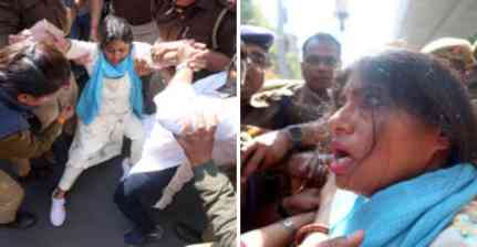 MLA पल्लवी पटेल और पुलिस में झड़प, UGC के समर्थन में निकाला था मार्च