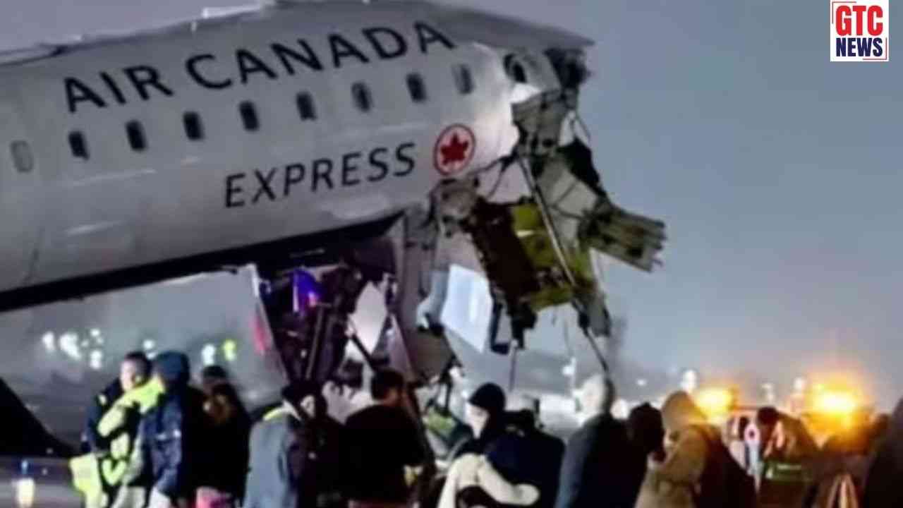 Viral Video: ਏਅਰਪੋਰਟ 'ਤੇ ਵੱਡਾ ਹਾਦਸਾ, ਰਨਵੇਅ ‘ਤੇ ਖੜ੍ਹੇ ਟਰੱਕ ਨਾਲ ਏਅਰ ਕੈਨੇਡਾ ਦੇ ਜਹਾਜ਼ ਦੀ ਹੋਈ ਜ਼ਬਰਦਸਤ ਟੱਕਰ; ਕਈ ਜ਼ਖ਼ਮੀ, ਦੇਖੋ ਵਾਇਰਲ ਵੀਡੀਓ