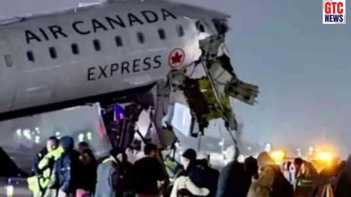 Viral Video: ਏਅਰਪੋਰਟ 'ਤੇ ਵੱਡਾ ਹਾਦਸਾ, ਰਨਵੇਅ ‘ਤੇ ਖੜ੍ਹੇ ਟਰੱਕ ਨਾਲ ਏਅਰ ਕੈਨੇਡਾ ਦੇ ਜਹਾਜ਼ ਦੀ ਹੋਈ ਜ਼ਬਰਦਸਤ ਟੱਕਰ; ਕਈ ਜ਼ਖ਼ਮੀ, ਦੇਖੋ ਵਾਇਰਲ ਵੀਡੀਓ