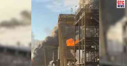 ਅਮਰੀਕਾ ਦੇ ਟੈਕਸਾਸ 'ਚ ਜ਼ਬਰਦਸਤ ਧਮਾਕਾ: 'ਫਿਊਲ ਹੱਬ' 'ਚ ਲੱਗੀ ਭਿਆਨਕ ਅੱਗ, ਕਾਲੇ ਧੂੰਏਂ ਨਾਲ ਭਰਿਆ ਅਸਮਾਨ