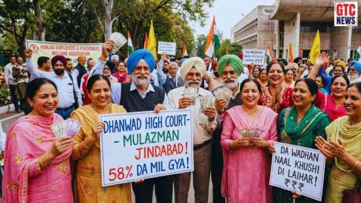 ਪੰਜਾਬ ਦੇ ਮੁਲਾਜ਼ਮਾਂ ਦੀ ਹੋਈ ਬੱਲੇ-ਬੱਲੇ: ਹਾਈਕੋਰਟ ਨੇ ਦਿੱਤਾ DA ਵਧਾਉਣ ਦਾ ਹੁਕਮ, ਮੁਲਾਜ਼ਮਾਂ ਤੇ ਪੈਨਸ਼ਨਰਾਂ ‘ਚ ਖੁਸ਼ੀ ਦੀ ਲਹਿਰ, ਜਾਣੋ ਕਿੰਨਾ ਮਿਲੇਗਾ ਫਾਇਦਾ