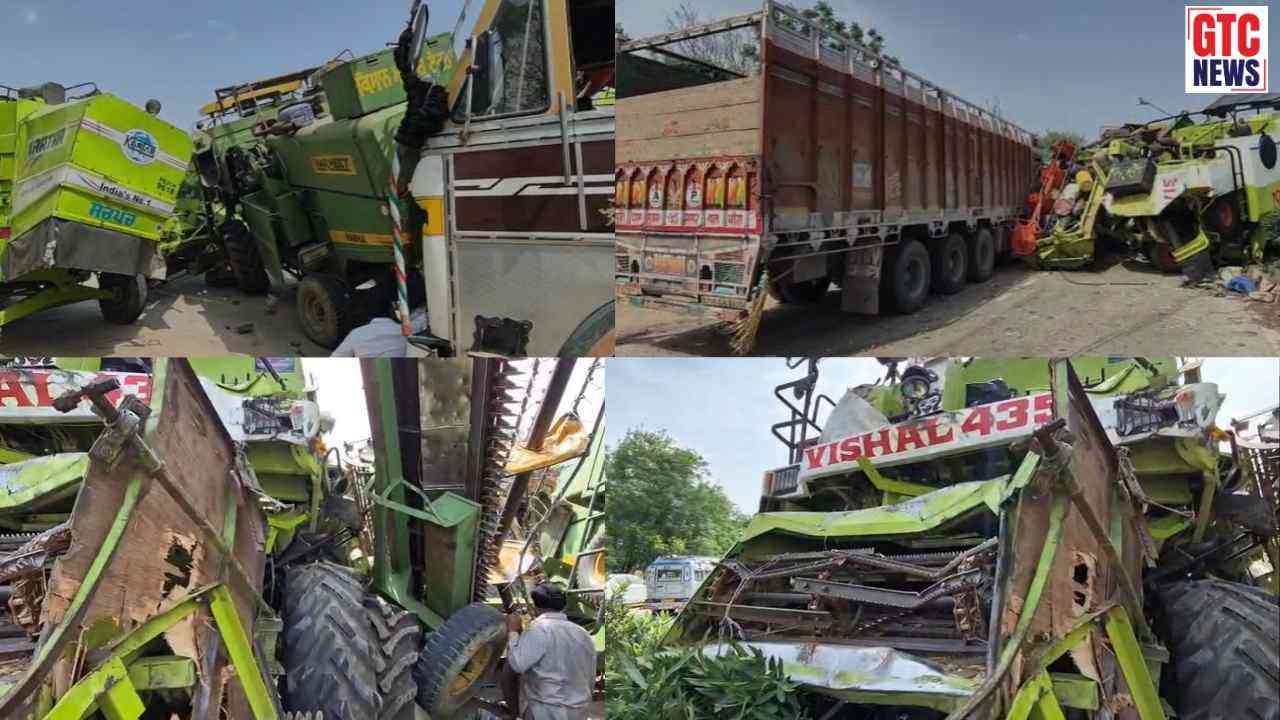 ਪੰਜਾਬ ਦੇ ਕਿਸਾਨਾਂ ਨਾਲ ਵਾਪਰਿਆ ਵੱਡਾ ਹਾਦਸਾ! ਟਰੱਕ ਨੇ 3 ਕੰਬਾਈਨਾਂ ਨੂੰ ਮਾਰੀ ਟੱਕਰ, ਲੱਖਾਂ ਦਾ ਹੋਇਆ ਨੁਕਸਾਨ