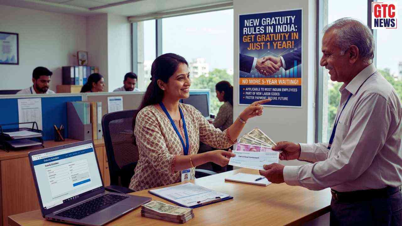 New Gratuity Rules: ਗ੍ਰੈਚੁਟੀ ਲੈਣ ਲਈ ਹੁਣ 5 ਸਾਲ ਦੀ ਨੌਕਰੀ ਜ਼ਰੂਰੀ ਨਹੀਂ; ਸਾਲ ਭਰ 'ਚ ਹੀ ਮਿਲੇਗਾ ਲਾਭ, ਬਦਲ ਗਏ ਕਈ ਹੋਰ ਨਿਯਮ