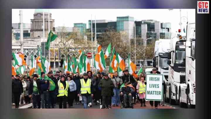 Republic of Ireland 'ਚ ਫਿਊਲ ਸੰਕਟ: ਟਰੱਕਾਂ ਤੇ ਟ੍ਰੈਕਟਰਾਂ ਨਾਲ ਸੜਕਾਂ ਜਾਮ, ਪੁਲਿਸ ਨੇ ਪ੍ਰਦਰਸ਼ਨਕਾਰੀਆਂ 'ਤੇ ਕੀਤਾ ਐਕਸ਼ਨ