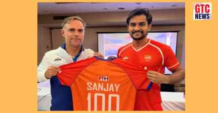 Hockey India lauds Sanjay on reaching milestone of 100 international caps