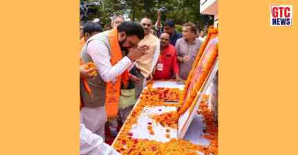 Bihar CM Samrat Choudhary participates in ‘Loktantra Bachao, Arajakta Hatao’ march