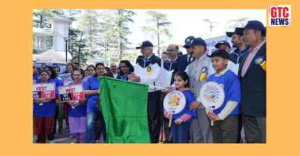 Himachal CM Sukhu flags off walkathon to launch Health Department’s sports, cultural club